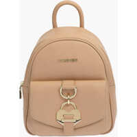 Rucsacuri Love Golden Details Faux Leather Backpack Femei