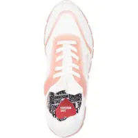 Incaltaminte Moschino Dama - Sneakers Moschino Love Perforated Fabric Two-Tone Tassel50 Sneakers White Femei (BM 8914013) - B-mall.ro