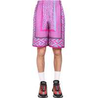Pantaloni scurti La Greca Print Bermuda Barbati