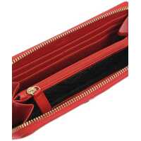 Portofele Moschino Dama - Portofele Moschino Love Crocodile Effect Faux Leather Wallet Red Femei (BM 8914535) - B-mall.ro