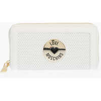 Portofele Love Zip Closure Perforeted Faux Leather Wallet Femei