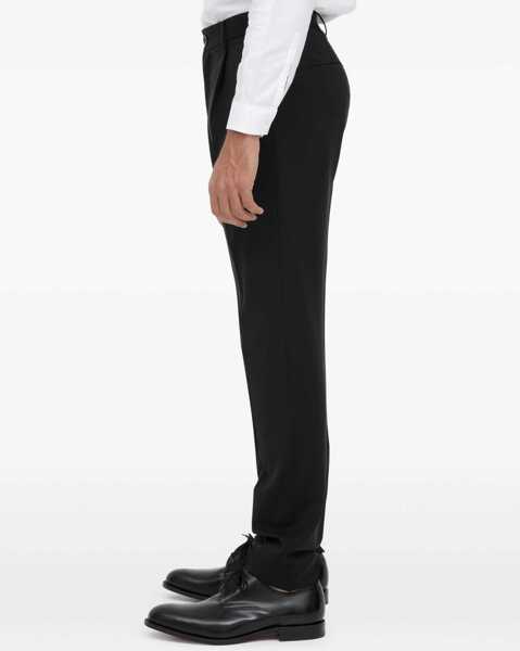 Pantaloni casual Tonello Wool Trousers BLACK Barbati (BM 8915708) 3