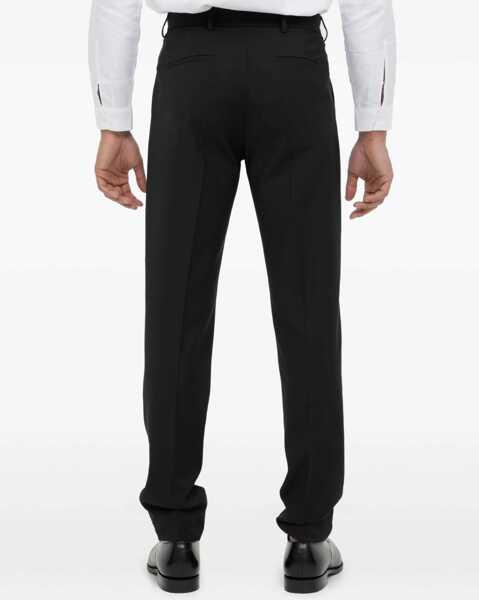 Pantaloni casual Tonello Wool Trousers BLACK Barbati (BM 8915708) 4