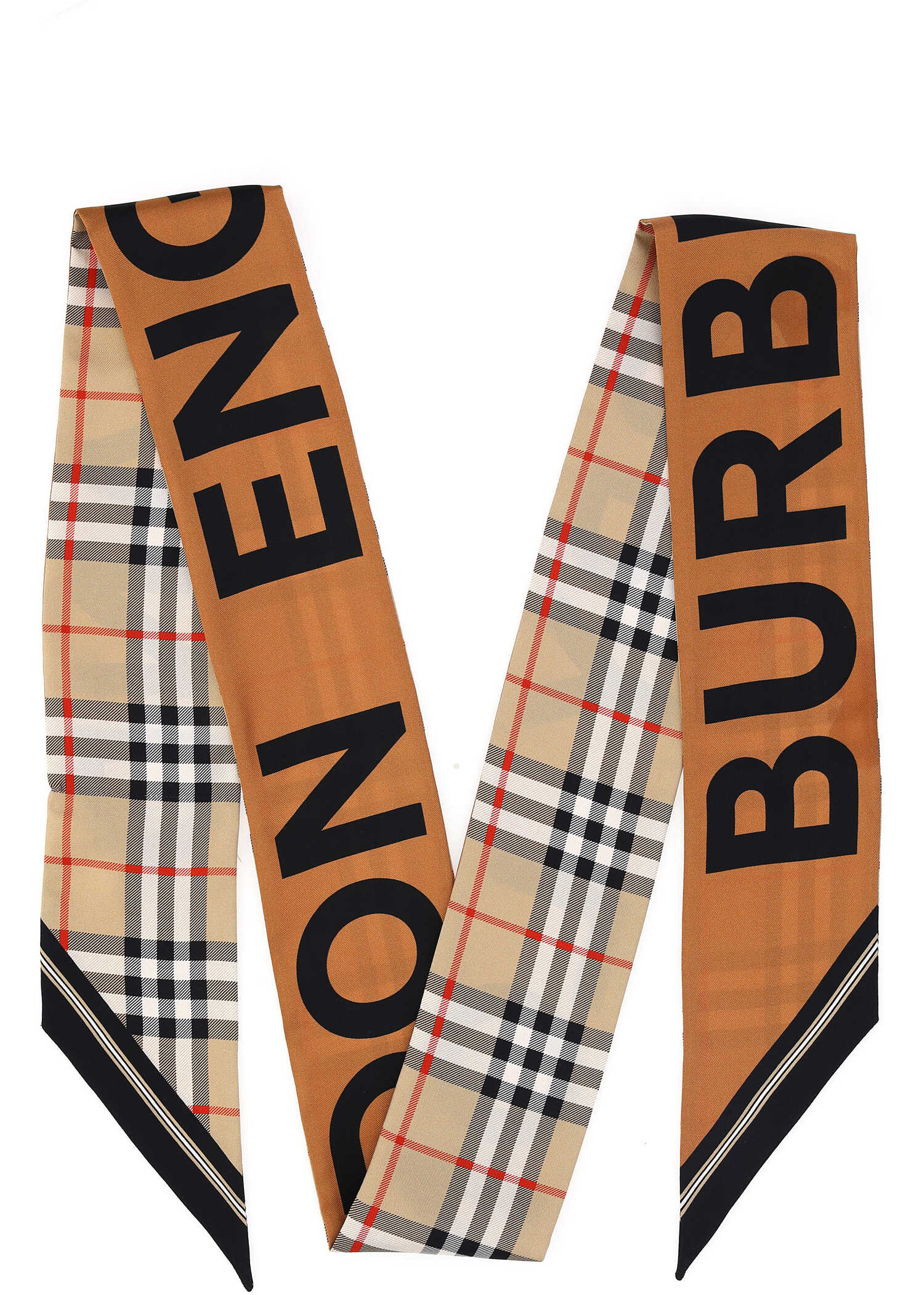 Burberry Skinny Scarf ARCHIVE BEIGE image0