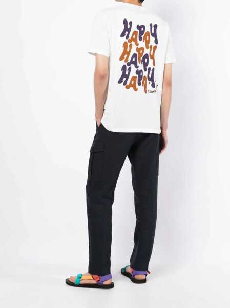 Tricouri Paul Smith Happy Happy T-Shirt WHITE Barbati (BM 8917619) 2