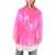 Maison Margiela Fringed Pvc Western Jacket Pink