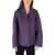 Maison Margiela Mm0 Open Front Jacket With Cut Out Details Violet