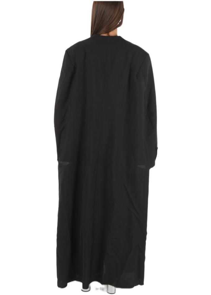 Paltoane Maison Margiela Mm0 Cut Out Details Double Breasted Coat Black Femei (BM 8918333) 2