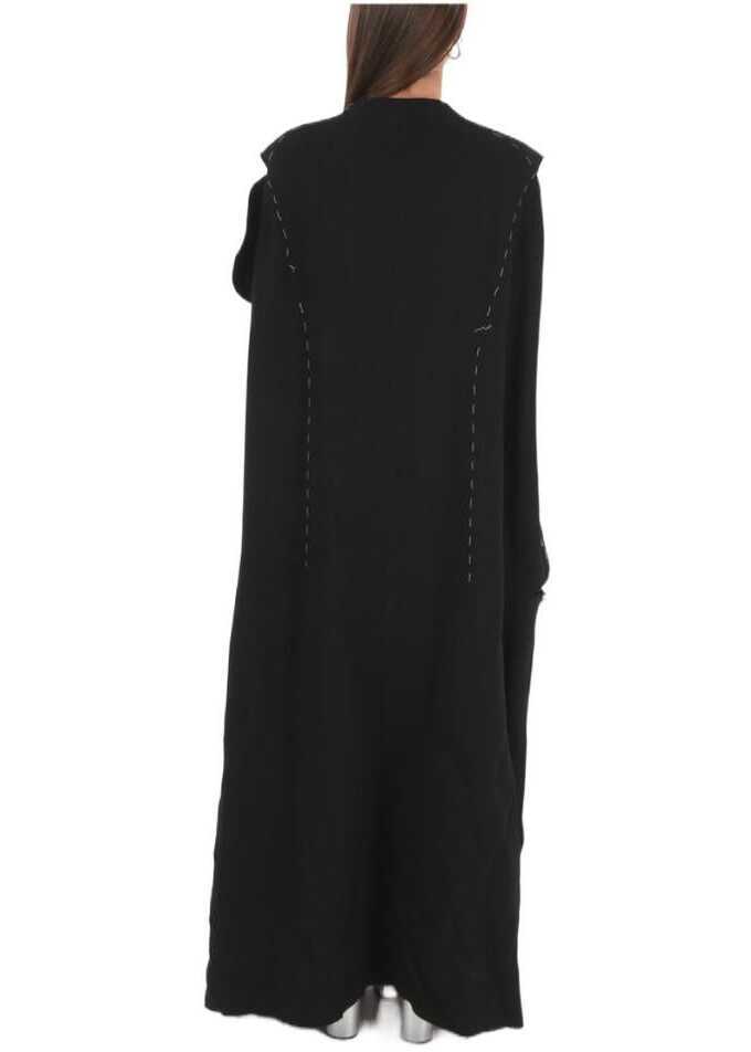 Paltoane Maison Margiela Mm0 Virgin Wool Double Brested Coat Black Femei (BM 8918339) 2