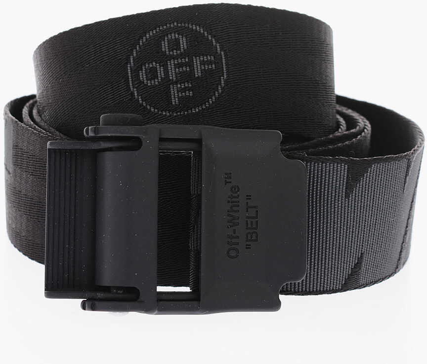 Off-White 40Mm Logoed 2.0 Industrial Belt Black