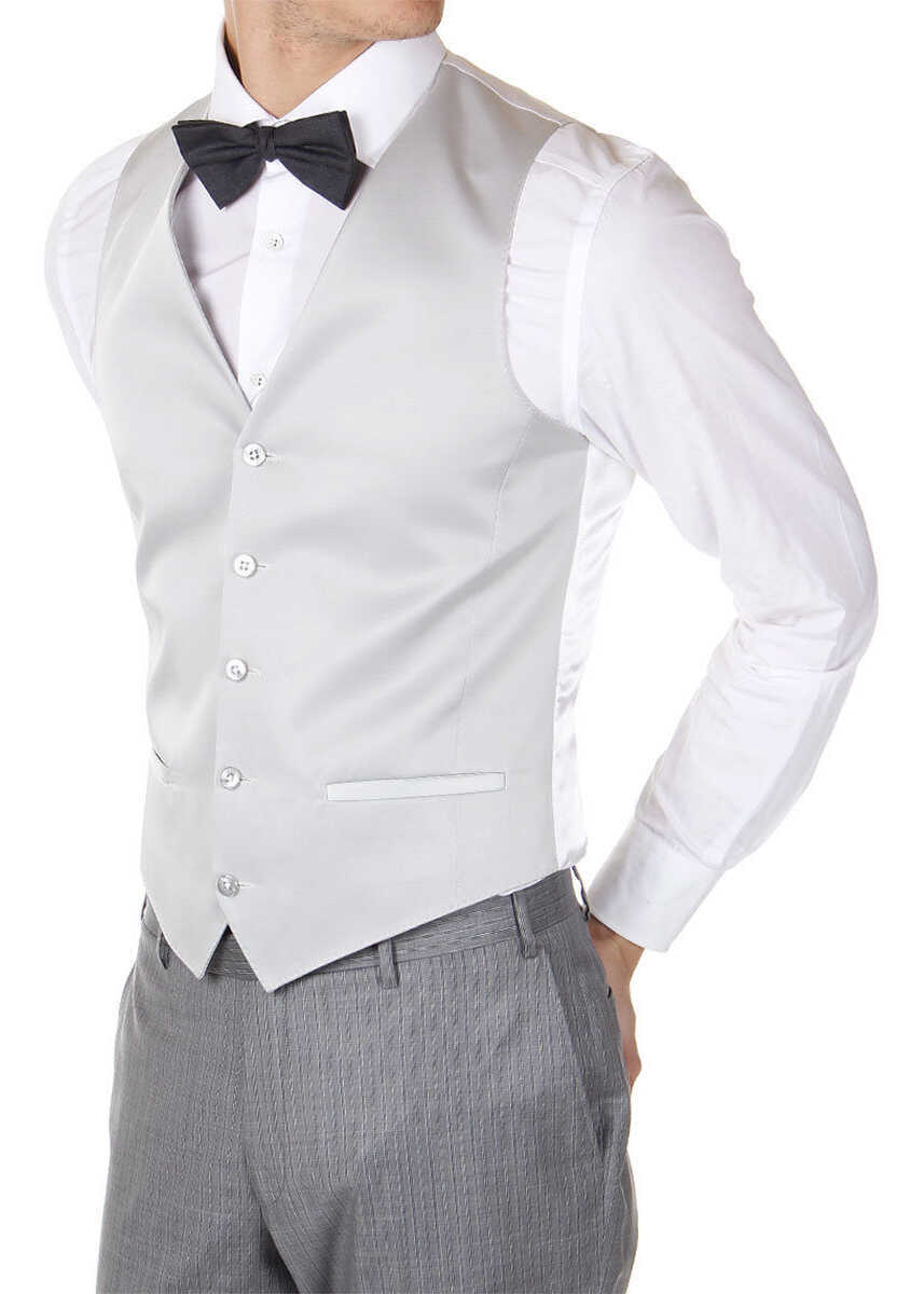 Veste costum CORNELIANI Virgin Wool Mixed Vest Gray Barbati (BM 8921807) 3