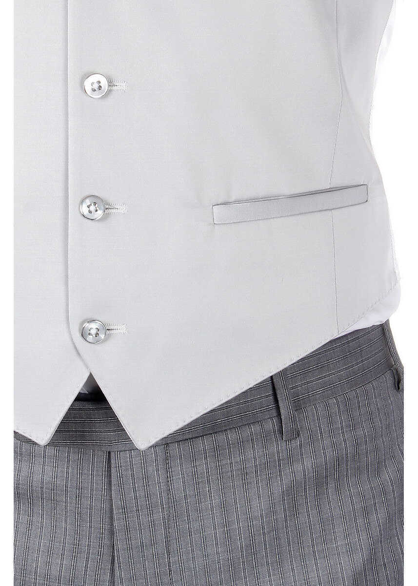 Veste costum CORNELIANI Virgin Wool Mixed Vest Gray Barbati (BM 8921807) 4