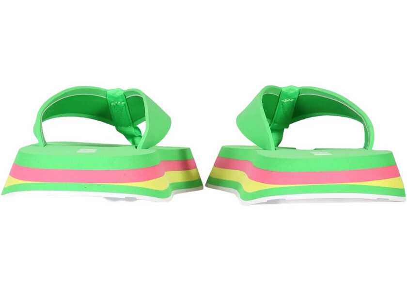 Slapi MSGM Thong Sandals GREEN Femei (BM 8929289) 3