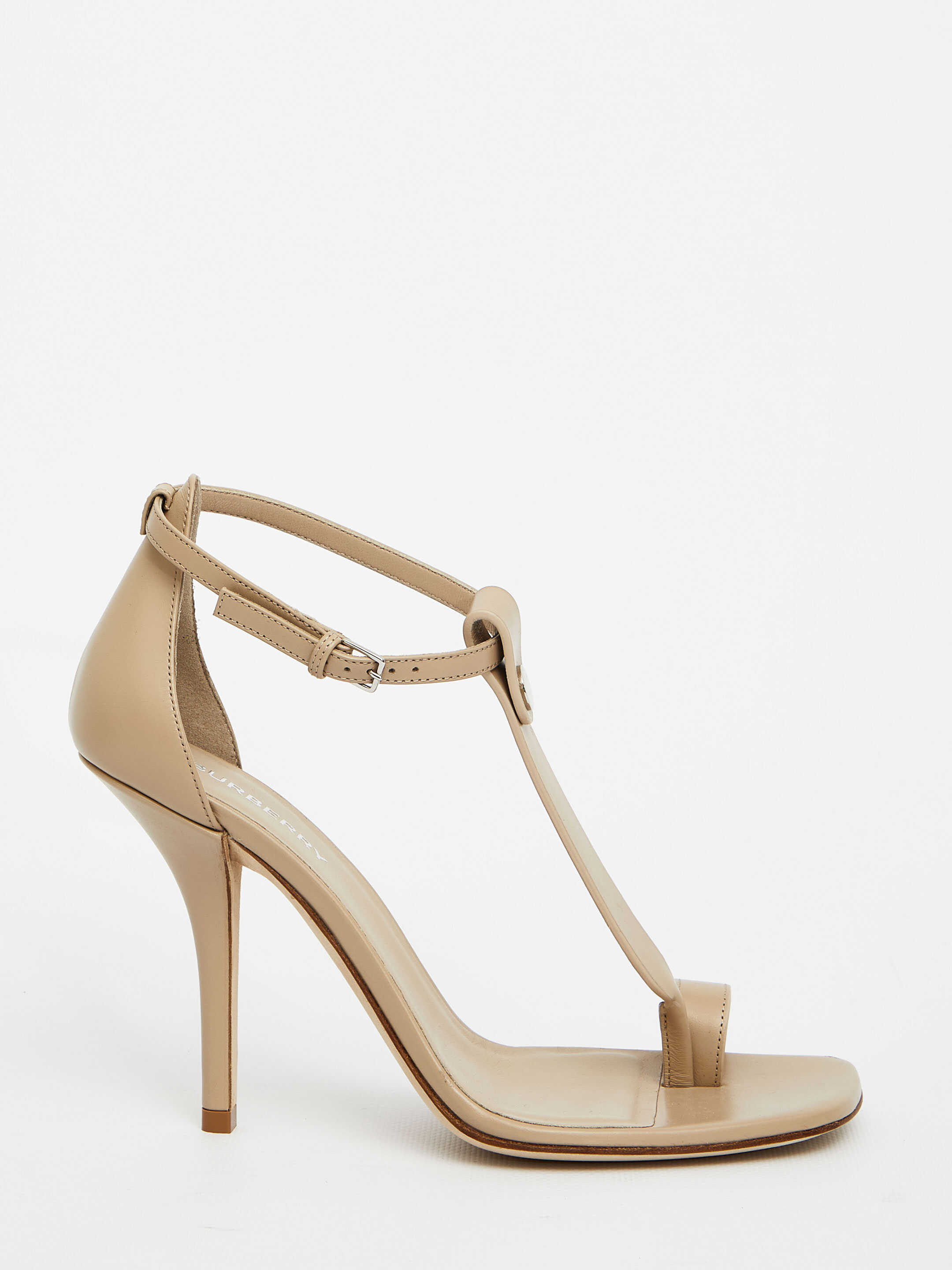 Burberry Leather Sandals Beige b-mall.ro