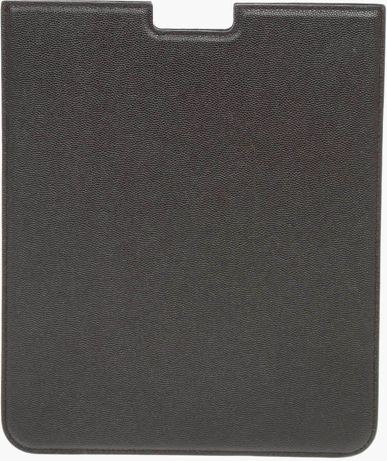 Huse mobil & tablete CORNELIANI Leather Tablet Holder With Logo Brown Barbati (BM 8930162) 2