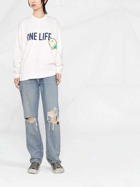 Hanorace DSQUARED2 Logo Print Sweatshirt PINK Femei (BM 8931863) 2