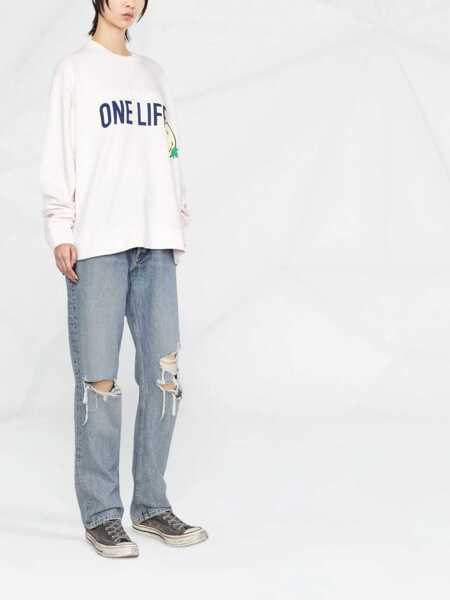 Hanorace DSQUARED2 Logo Print Sweatshirt PINK Femei (BM 8931863) 4