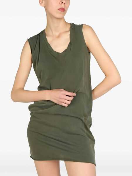 Rochii casual DSQUARED2 Mini Round Neckline Dress GREEN Femei (BM 8931869) 3