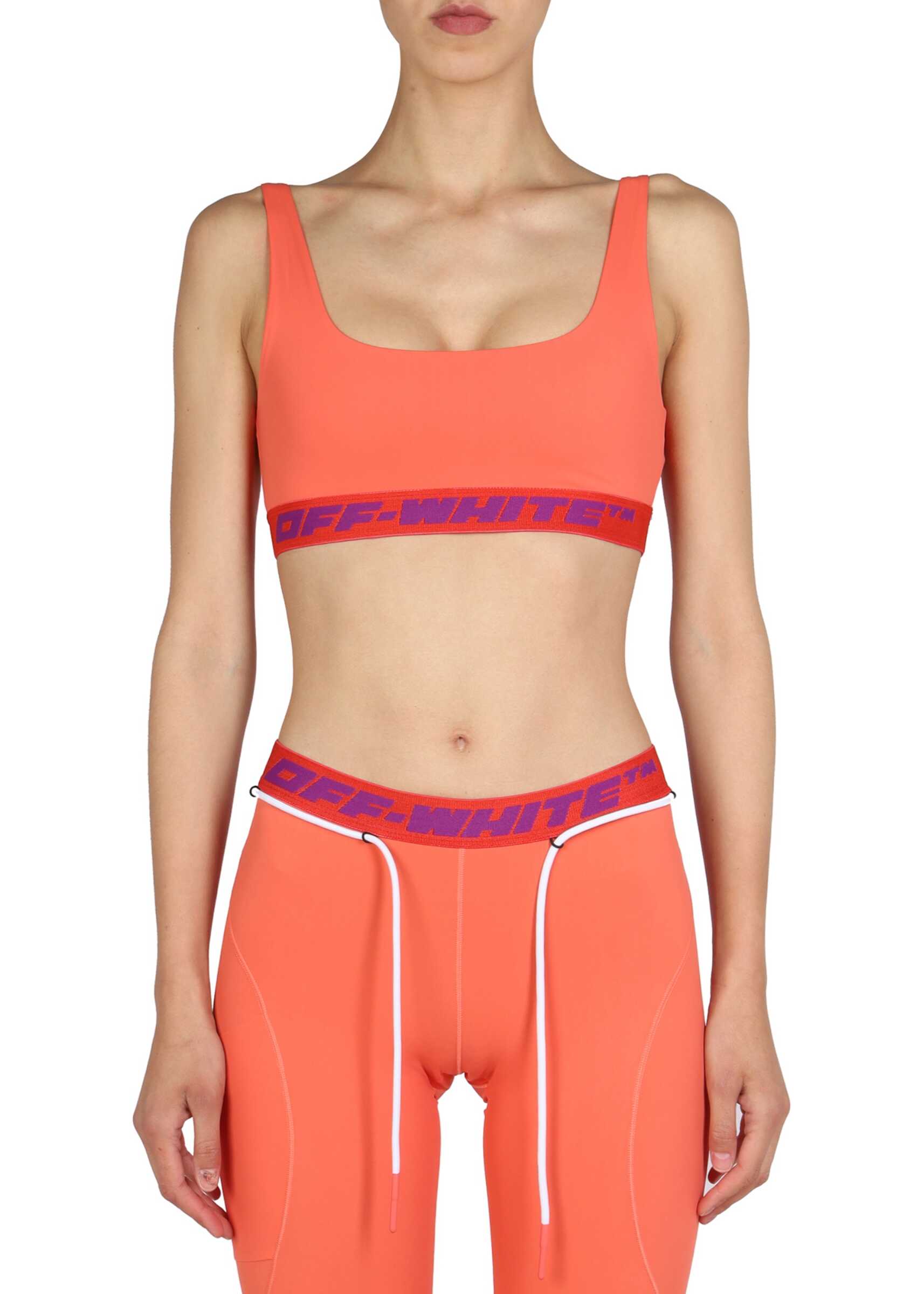 Off-White Top With Logoed Band ORANGE image0