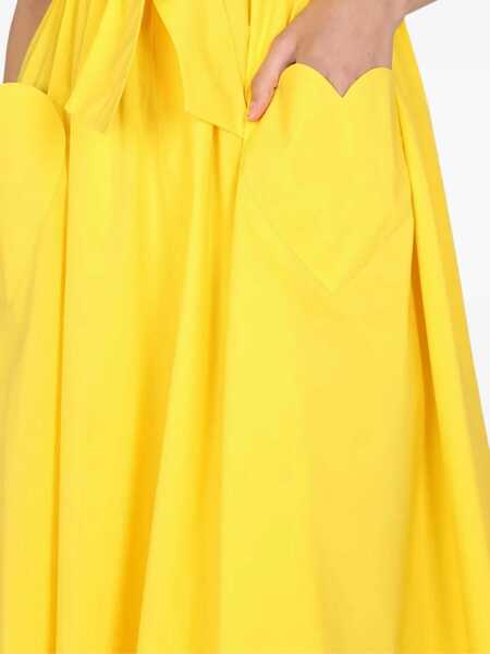 Rochii casual Moschino Heart Pockets Dress YELLOW Femei (BM 8931953) 4
