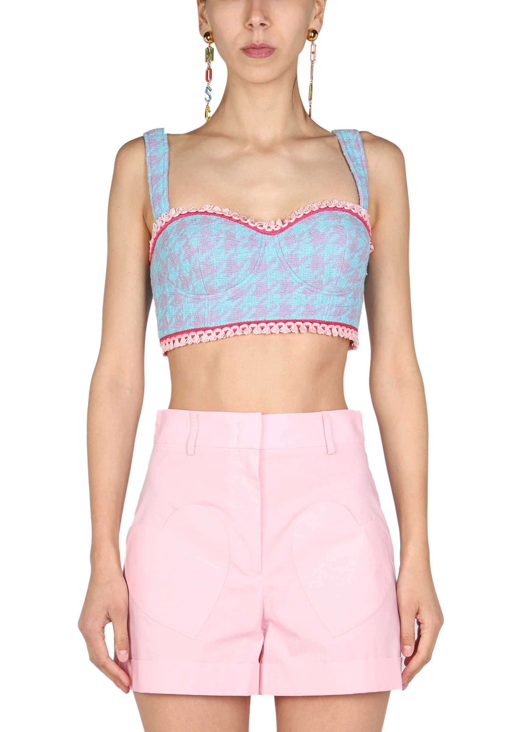 Moschino Top Cropped AZURE image0