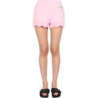 Pantaloni scurti Scalloped Hem Shorts Femei
