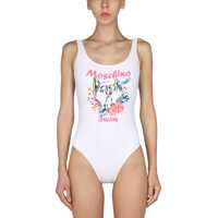 Costume de baie intregi Logo Print One Piece Swimsuit Femei