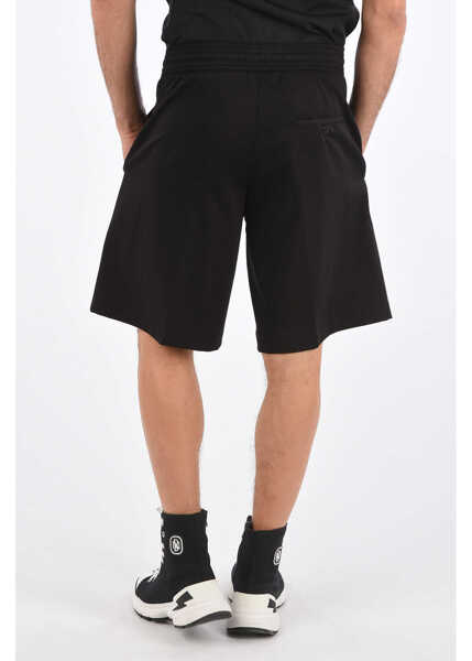Pantaloni scurti Neil Barrett Drawstring City Shorts Black Barbati (BM 8932325) 2
