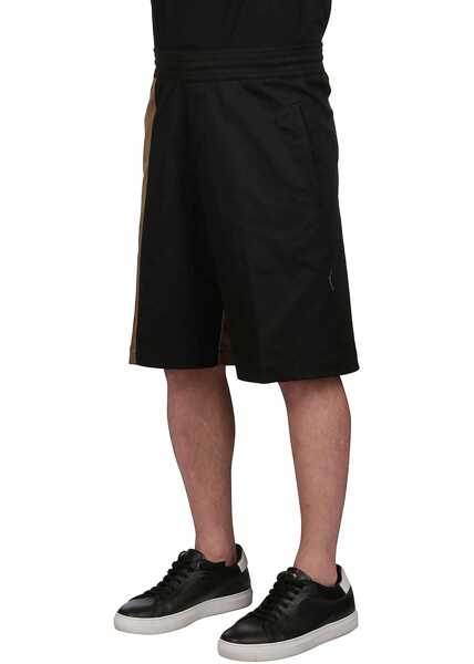 Pantaloni scurti Neil Barrett Two Tone Oversized Workwear Shorts Beige Barbati (BM 8932331) 3