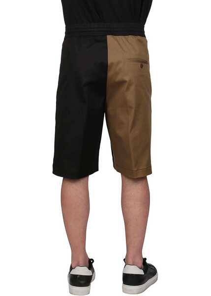 Pantaloni scurti Neil Barrett Two Tone Oversized Workwear Shorts Beige Barbati (BM 8932331) 4