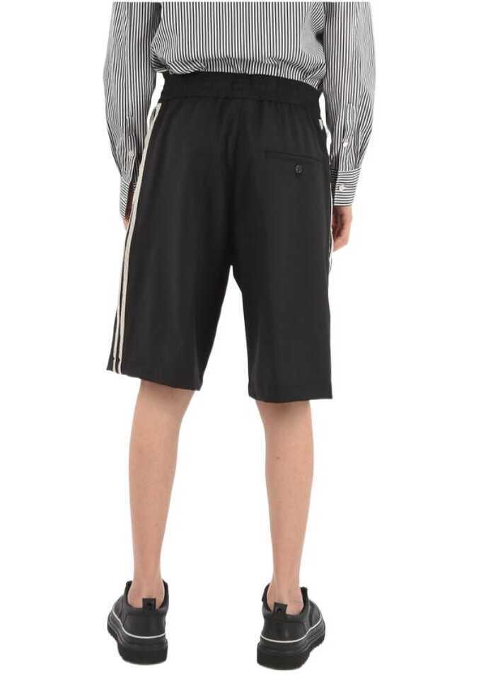 Pantaloni scurti Neil Barrett Drawstring Shorts Black Barbati (BM 8932334) 2