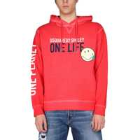 Hanorace "One Life One Planet Smiley" Sweatshirt Barbati