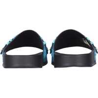 Papuci Moschino Dama - Papuci Moschino Lettering Logo Slide Sandals AZURE Femei (BM 8936711) - B-mall.ro