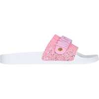 Papuci Lettering Logo Slide Sandals Femei
