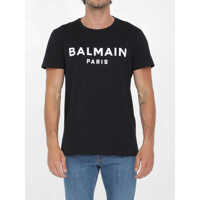 Tricouri Black T-Shirt With Logo Barbati