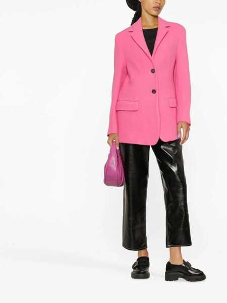 Sacouri office MSGM Single-Breasted Jacket FUCHSIA Femei (BM 8938499) 2