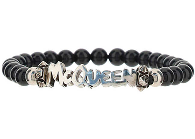 Alexander McQueen MCQ Graf Bracelet BLACK/A.SILVER image0