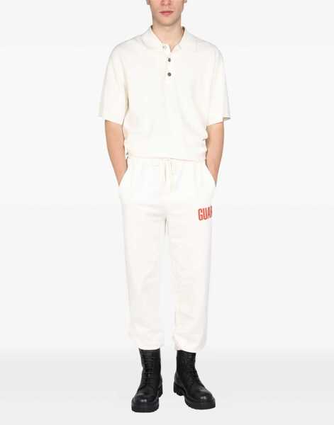 Treninguri HELMUT LANG Logo Print Jogging Pants WHITE Barbati (BM 8939309) 2