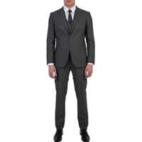 Costume Gray Three-Piece Suit Barbati