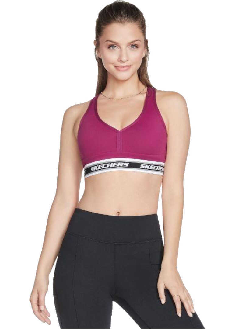 Sutiene SKECHERS Go Walk Jacquard Bra Purple Femei (BM 8941082) 4