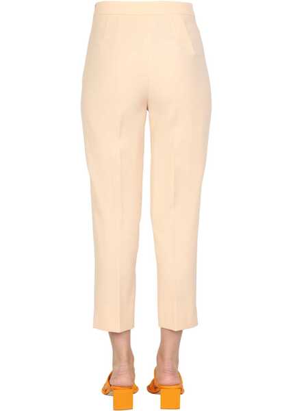 Pantaloni casual LOVE Moschino Cady Pants IVORY Femei (BM 8942144) 4