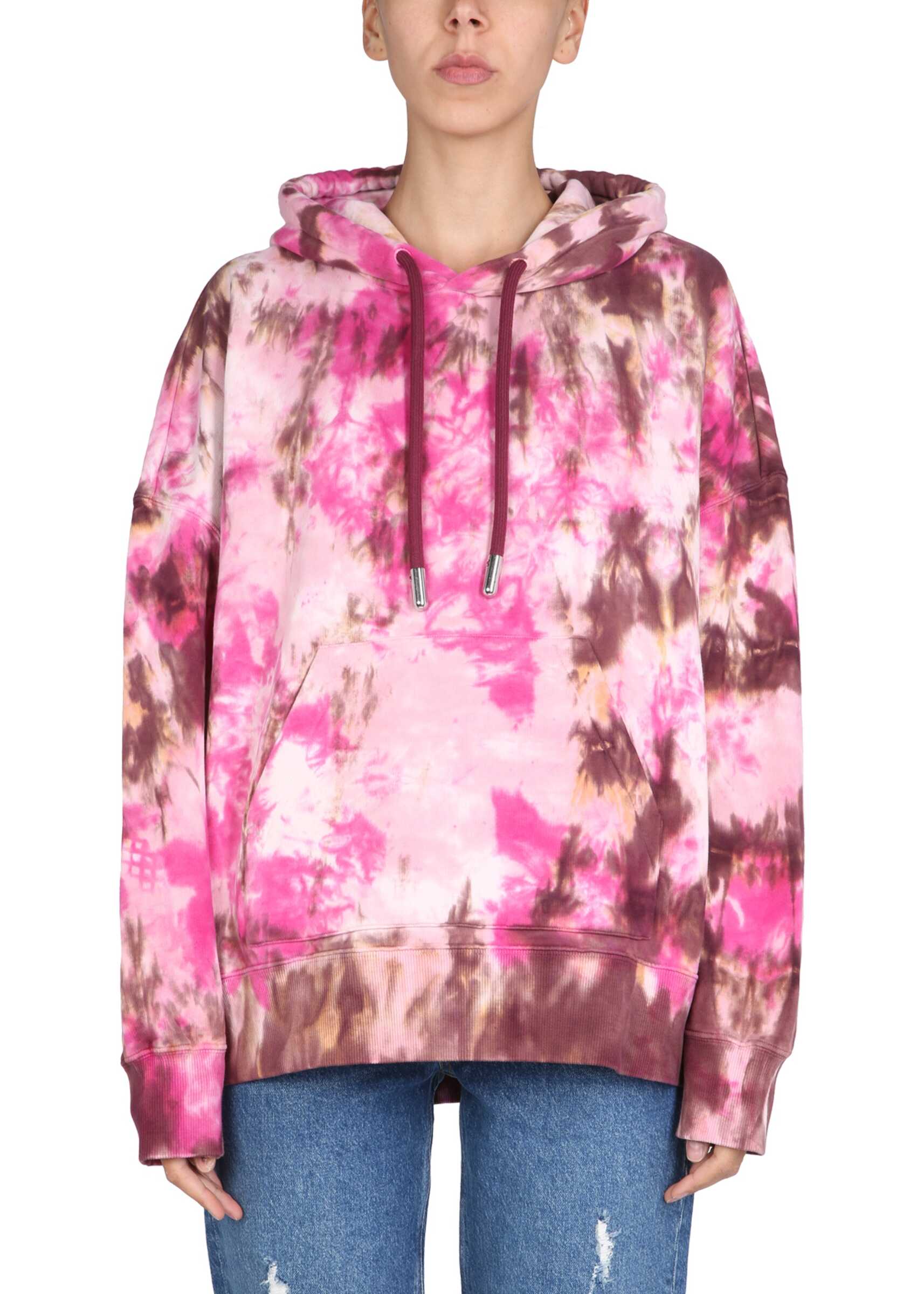 AMI Paris Tie-Dye Pattern Sweatshirt MULTICOLOUR