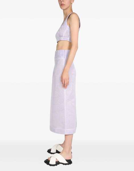 Bluze Jil Sander Embroidery Top LILAC Femei (BM 8943122) 2