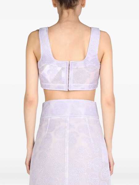 Bluze Jil Sander Embroidery Top LILAC Femei (BM 8943122) 4