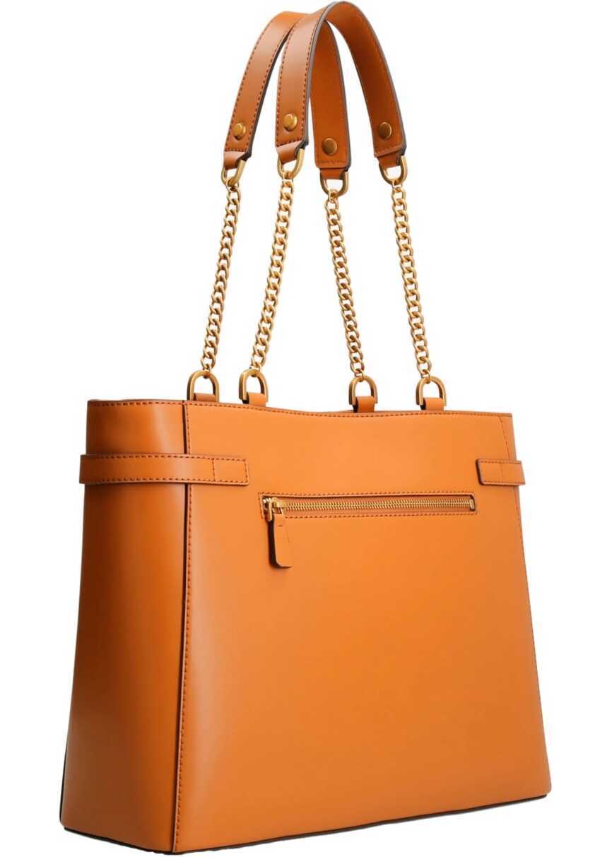 Genti de mana GUESS Zadie Girlfriend Tote Brown Femei (BM 8943659) 4
