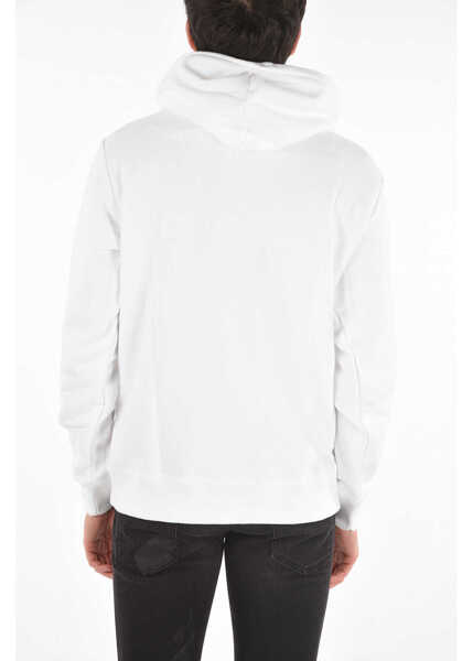 Bluze de trening Converse All Star Printed Hoodie White Barbati (BM 8943764) 2