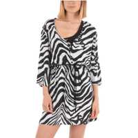 Rochii scurte V-Neck Zebra Sarong Femei