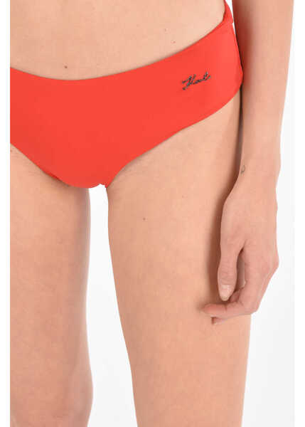 Bikini Karl Lagerfeld V Karl & Choupette Slip Swimsuit With Logo Red Femei (BM 8945153) 4