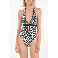 Costume de baie intregi Zebra Printed Swimsuit Femei