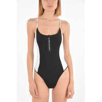 Costume de baie intregi Zipped Sport Swimsuit Femei